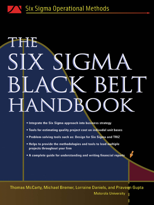Title details for The Six Sigma Black Belt Handbook by Thomas McCarty - Available